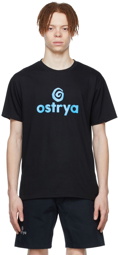 Ostrya Black Cotton T-Shirt