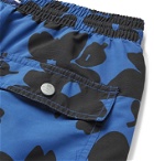 Atalaye - Beaurivage Short-Length Floral-Print Swim Shorts - Blue