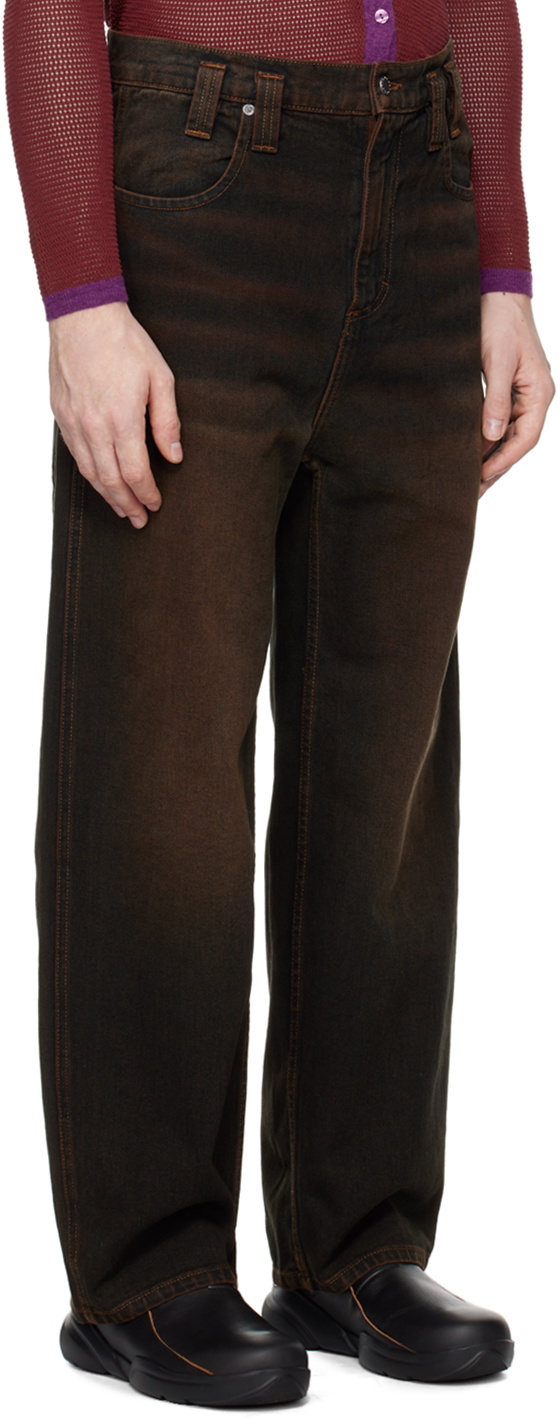 Eckhaus Latta Black Baggy Jeans