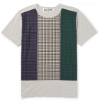 Aloye - Panelled Cotton-Jersey T-Shirt - Gray