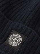 Stone Island - Logo-Appliquéd Ribbed Wool Beanie