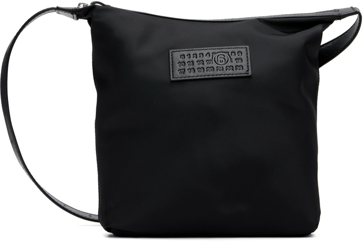 Photo: MM6 Maison Margiela Black Numeric Vertical Crossbody Bag