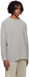 Fear of God Gray Dropped Shoulder Sweater