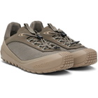 Moncler Taupe Trailgrip LP Suede & Nubuck Sneaker