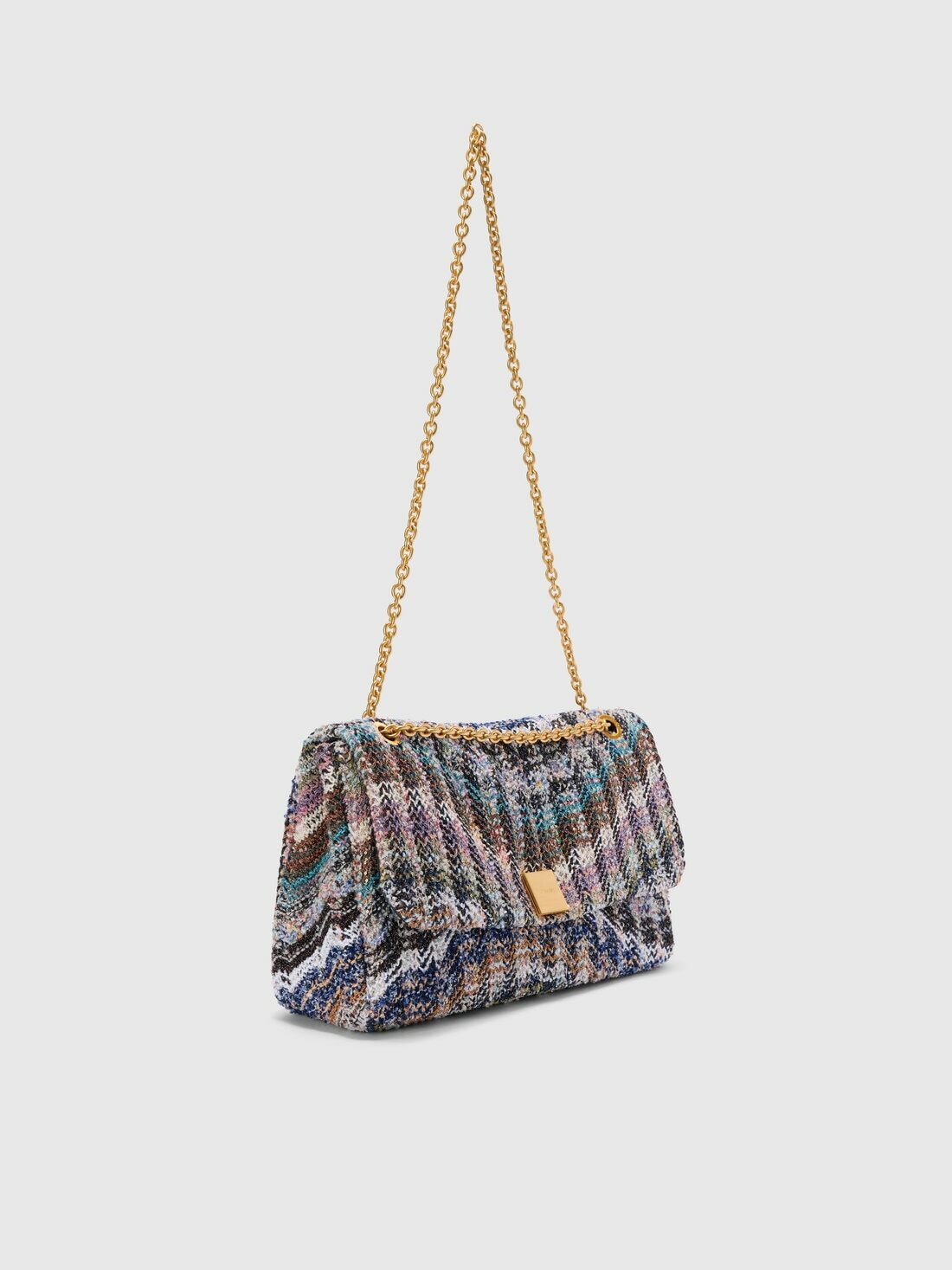 Missoni - Shoulder bag in wool blend, Women, Multicoloured