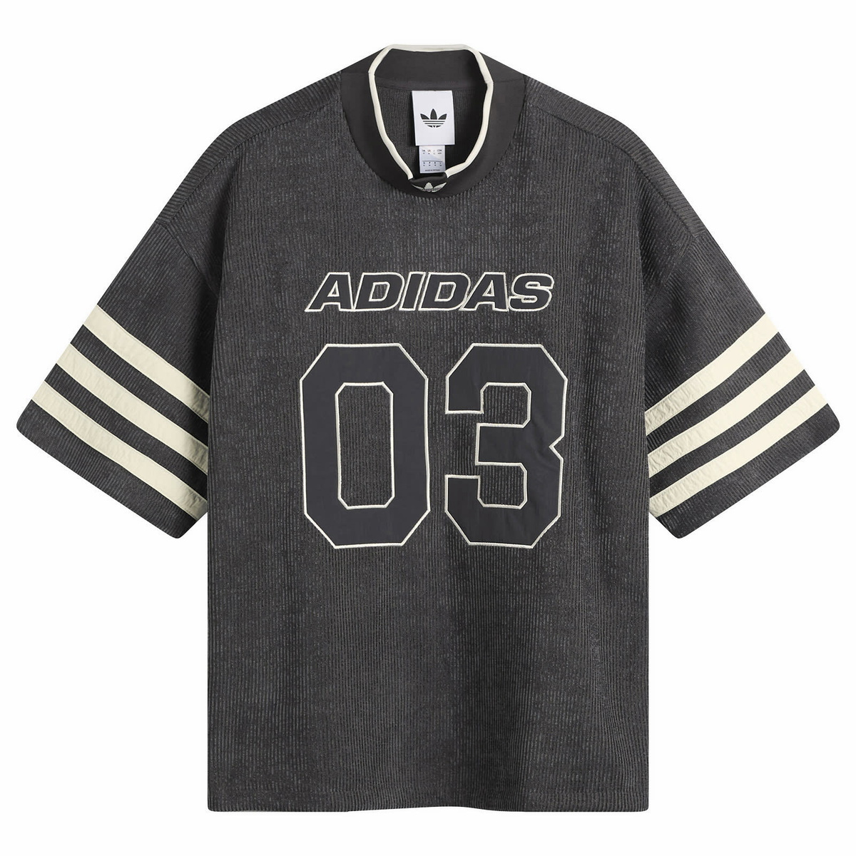 Adidas Men's Knit Firebird Jersey in Utility Black
