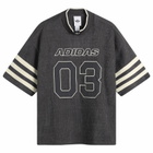 Adidas Men's Knit Firebird Jersey in Utility Black
