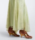 De La Vali Calima lace maxi dress