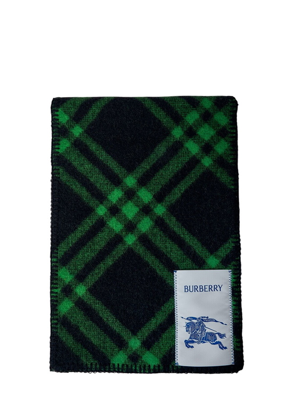 Photo: Burberry Check Wool Scarf