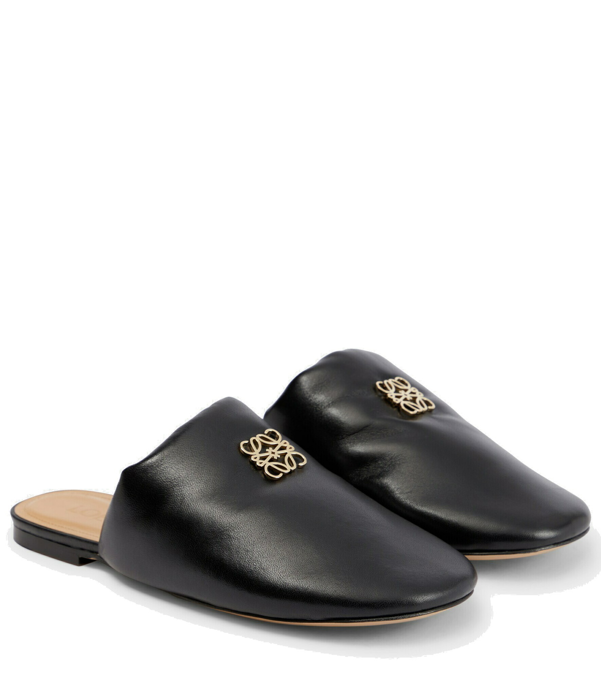 【関税&送料込】Loewe Slipper Loewe - Anagram leather slippers Loewe