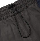 Bottega Veneta - Slim-Fit Tapered Panelled Cotton Trousers - Gray