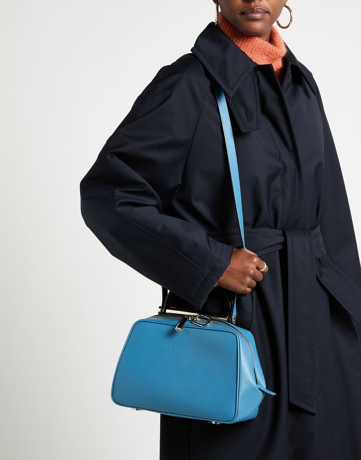 Valextra Womens Cross-body bag Azure