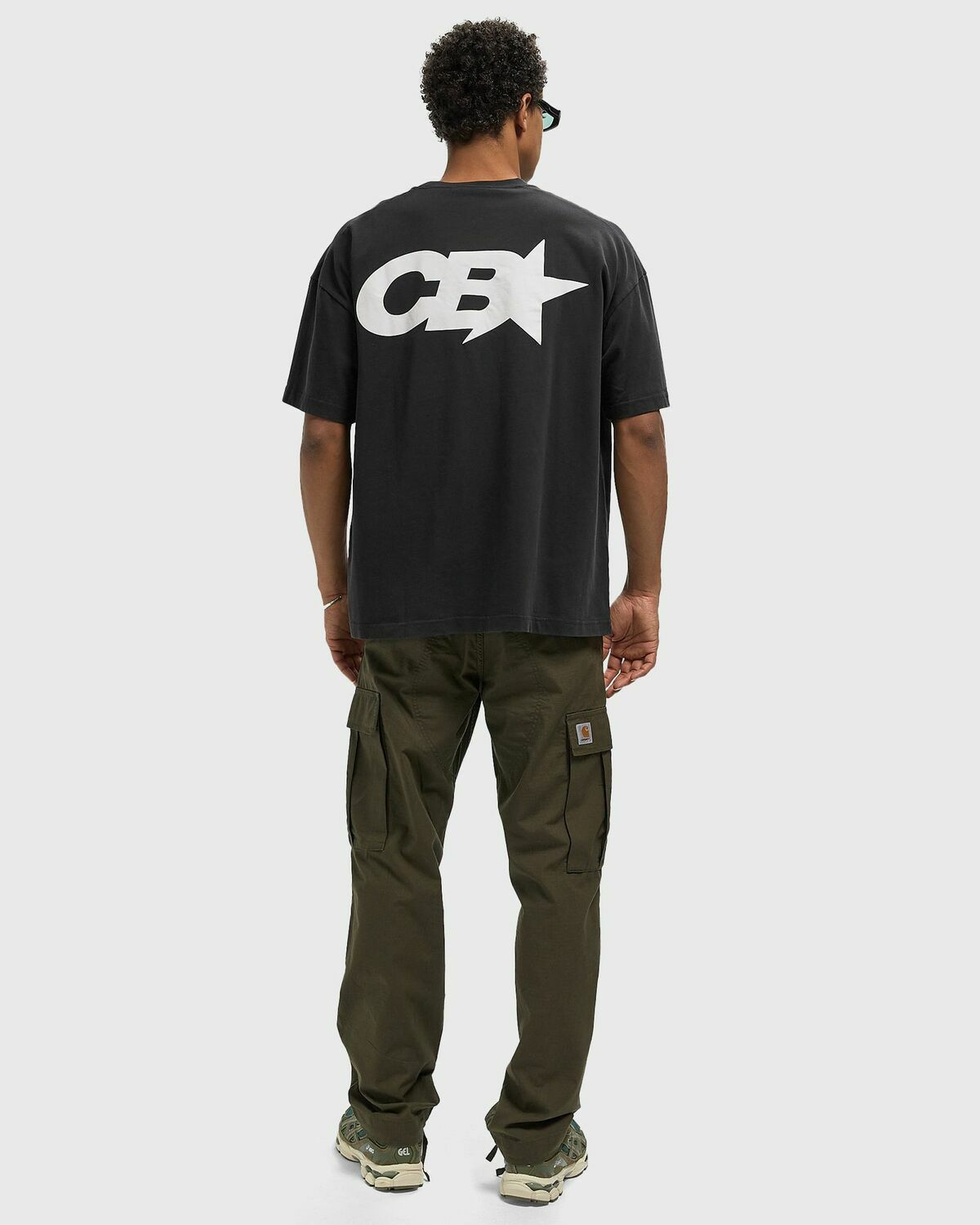 Cole Buxton CB STAR RACING TEE Black Mens Shortsleefe