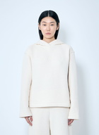 Max Mara Logo Embroidery Hooded Sweatshirt
