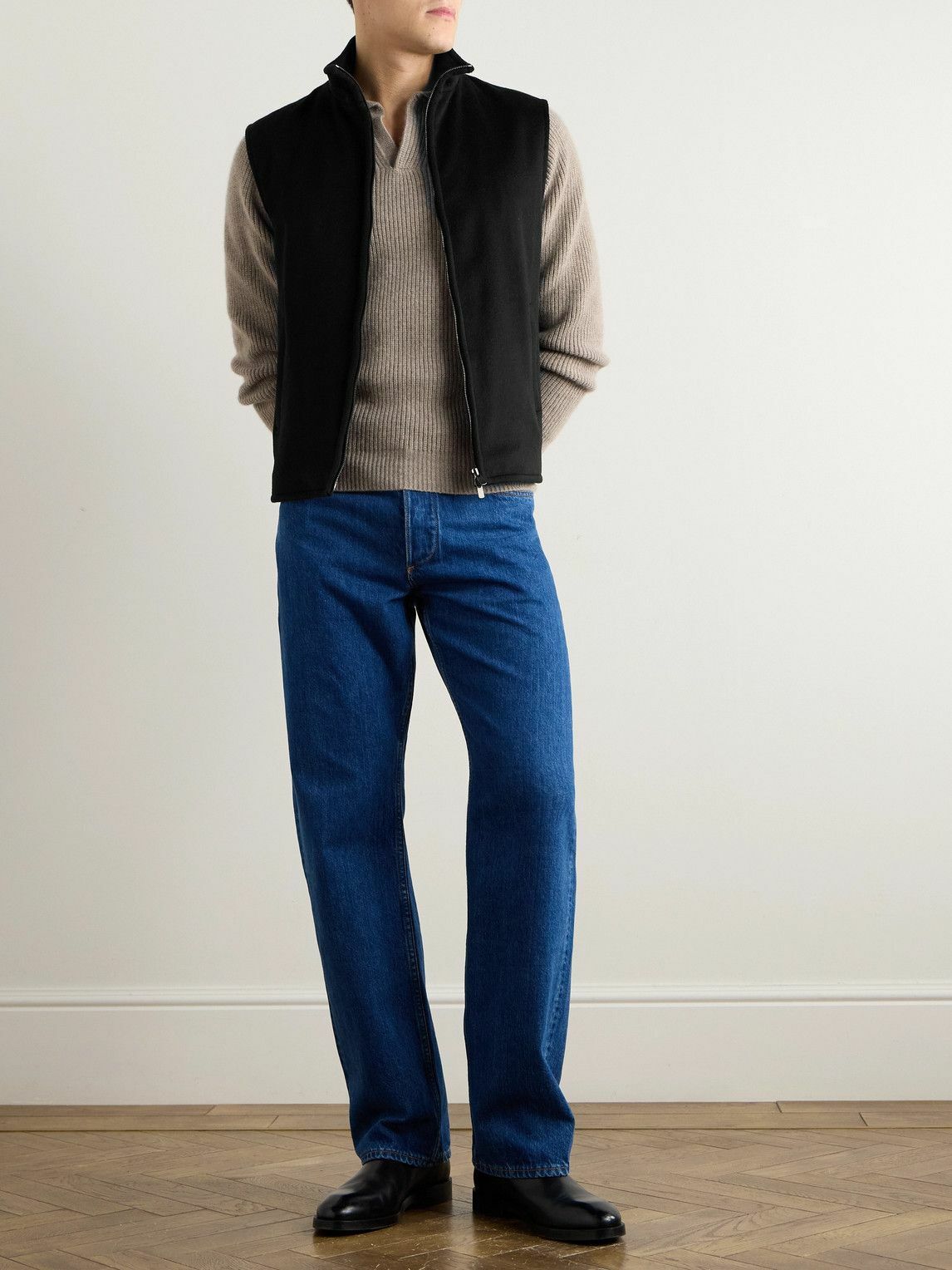 Saman Amel - Cashmere Gilet - Black
