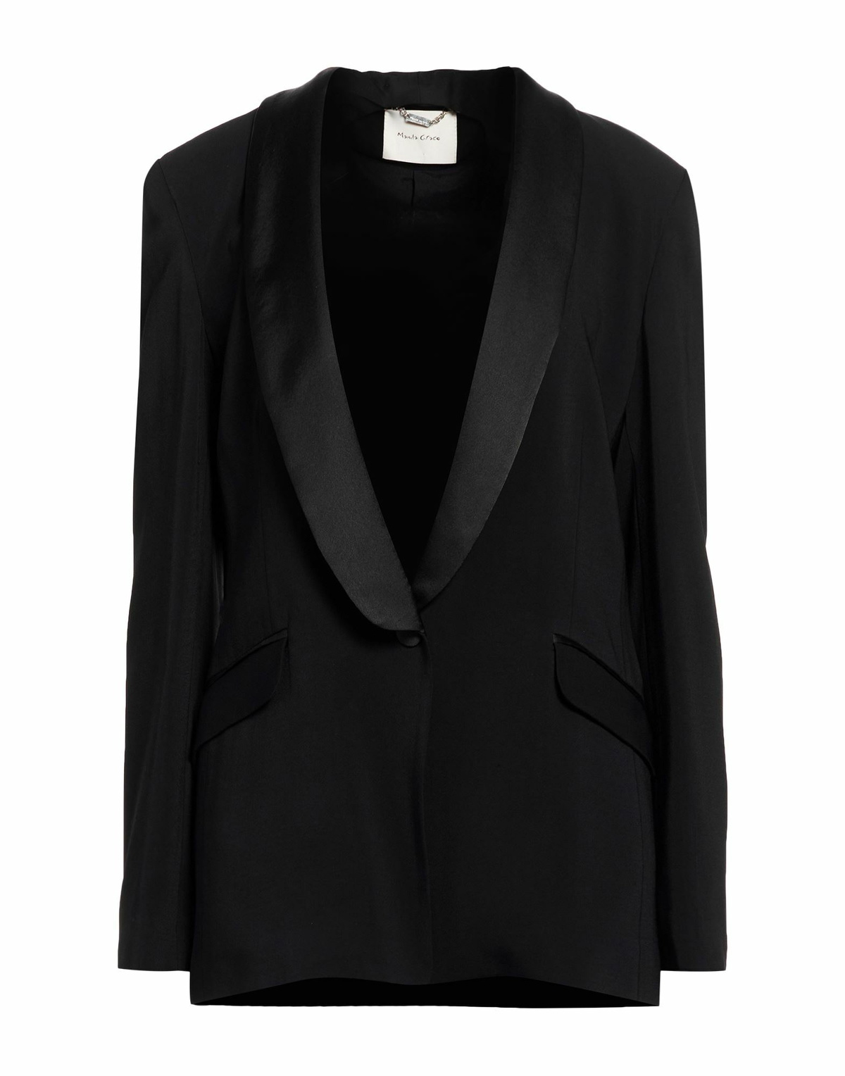Manila Grace Womens Blazer in Black