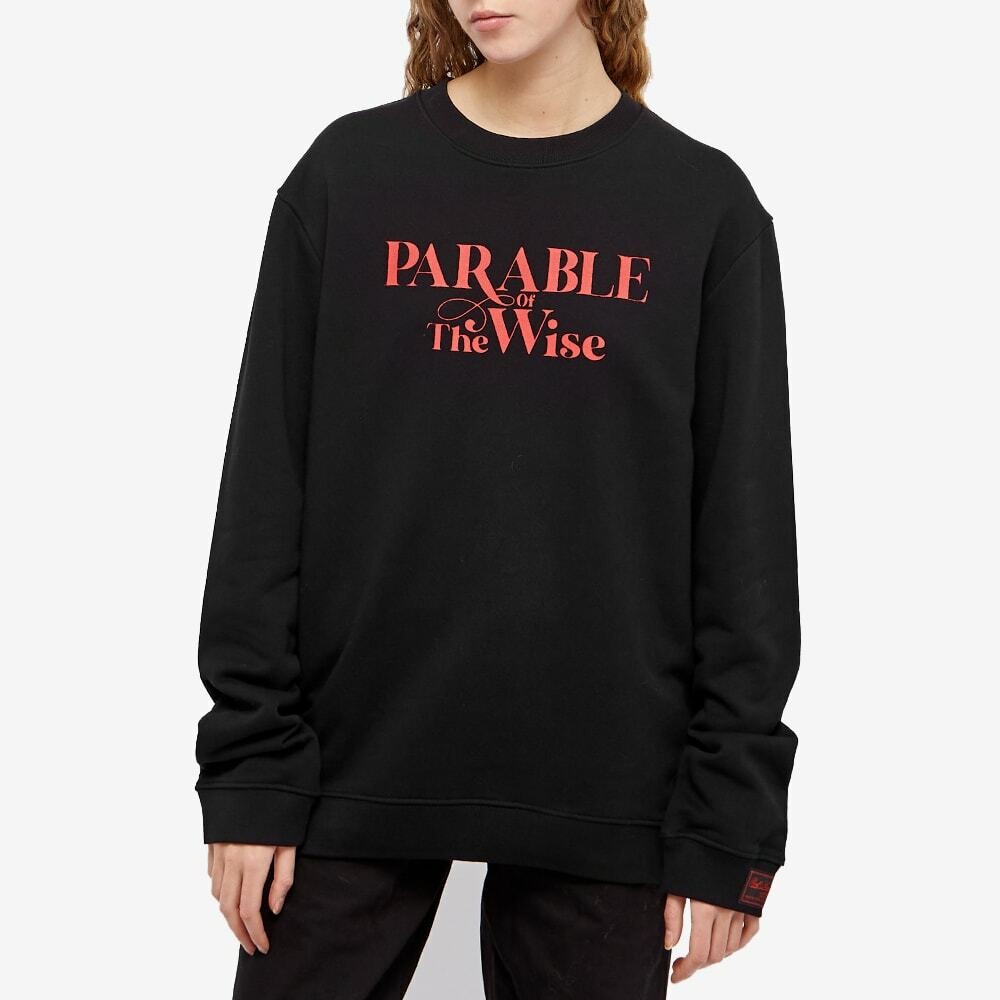 Raf Simons Women's Parable Crew Sweat in Black Raf Simons Raf Simons Women's Parable Crew Sweat in Black Raf Simons