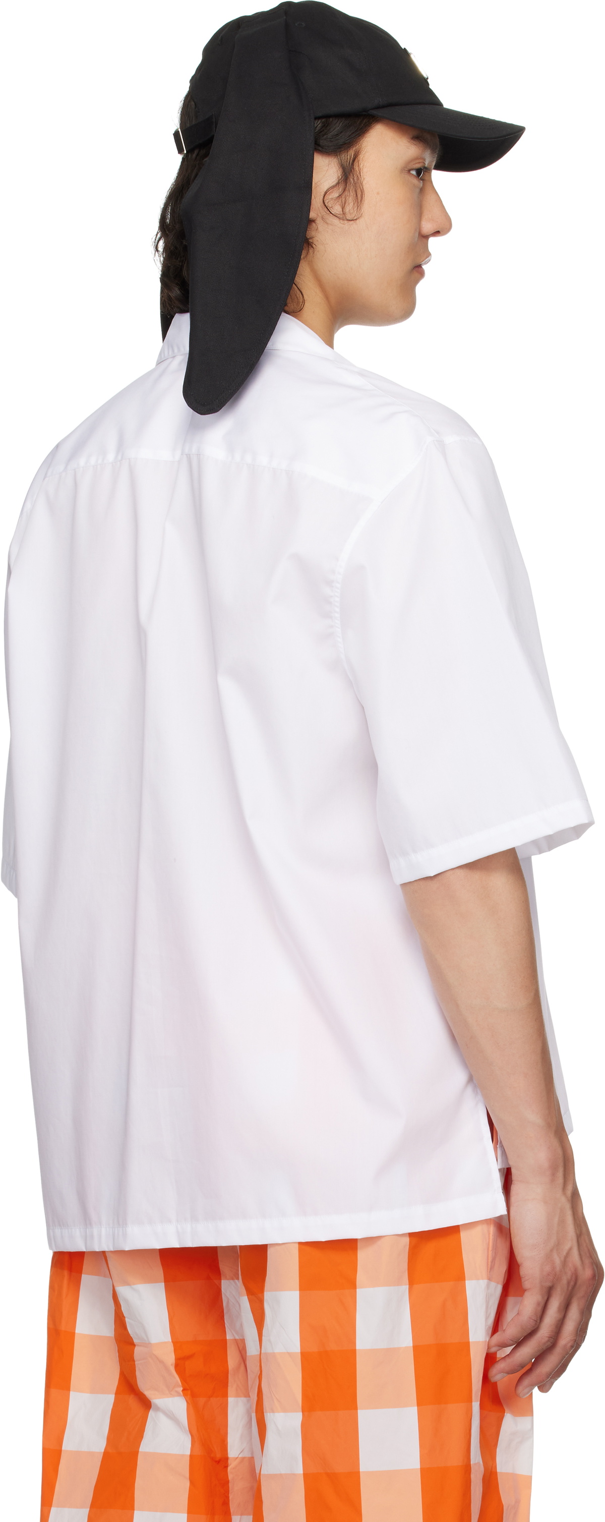 Charles Jeffrey LOVERBOY White Rosette Shirt