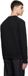 Balmain Black Paris Print Sweatshirt