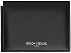 Maison Kitsuné Black Fox Head Trifold Wallet