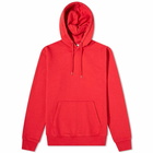 Colorful Standard Men's Classic Organic Popover Hoody in Scarlet Red