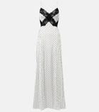 Self-Portrait Embellished maxi dress