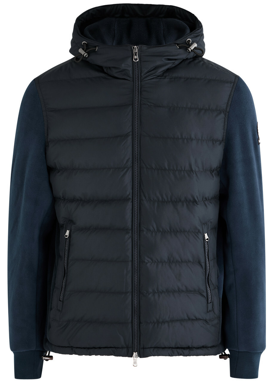 Sandbanks Polartec Hybrid Quilted Shell Jacket Navy