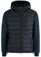 Sandbanks Polartec Hybrid Quilted Shell Jacket Navy