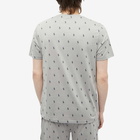 Polo Ralph Lauren Men's All Over Pony Sleepwear T-Shirt in Grey Fog