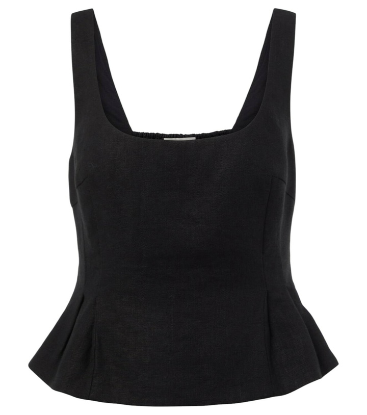 Photo: Posse Rosalie peplum linen top