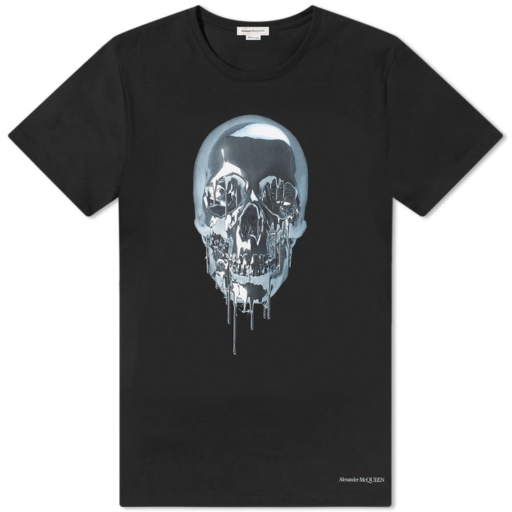 Photo: Alexander McQueen Metallic Skull Tee