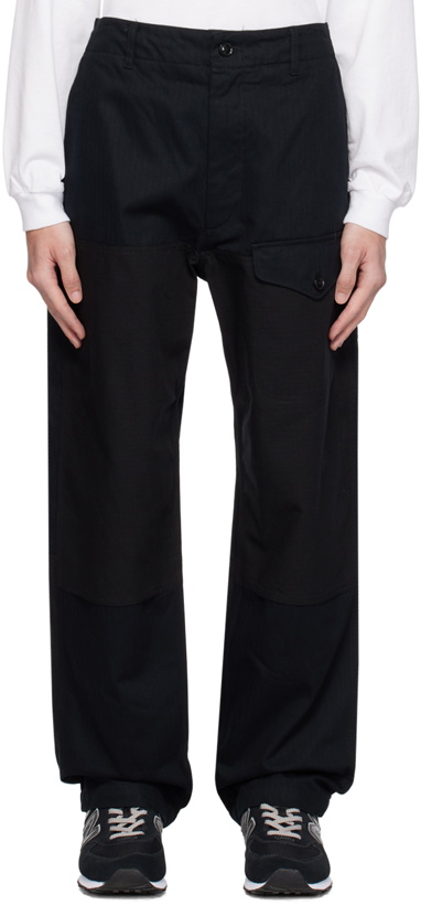 Photo: Engineered Garments Black Field Cargo Pants