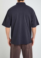 JW Anderson Logo Cotton Polo Shirt Navy