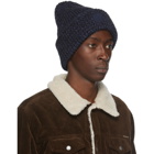 Nudie Jeans Navy Edisson Beanie