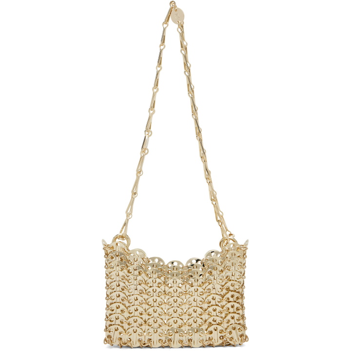Photo: Rabanne Gold Iconic Nano 1969 Bag