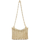 Rabanne Gold Iconic Nano 1969 Bag