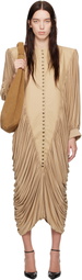 Nicklas Skovgaard Beige Gemma Midi Dress