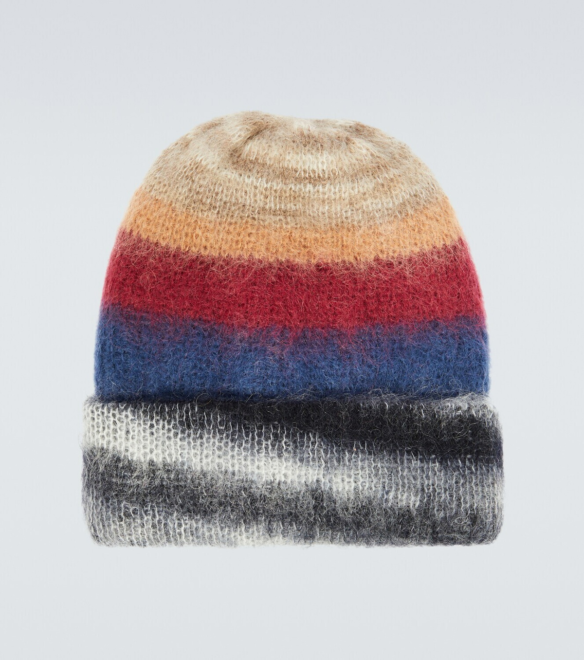 イタリア製 90s MISSONI ニット キャップ ビーニー ウール モヘア MISSONI モヘア混 ビーニー ストライプ | THE OUTNET (アウトネット)