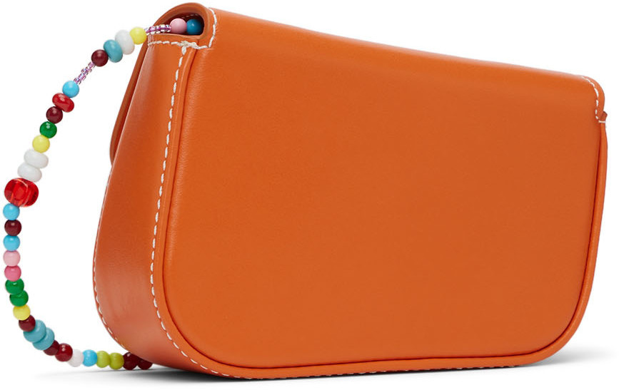 Palm Angels Orange Beads Crash Mini Shoulder Bag