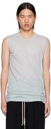 Rick Owens Blue Porterville Basic Tank Top