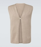 Stòffa Knitted wool and silk vest