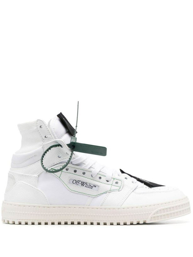 Photo: OFF-WHITE - 3.0 Off Court Leather Sneakers