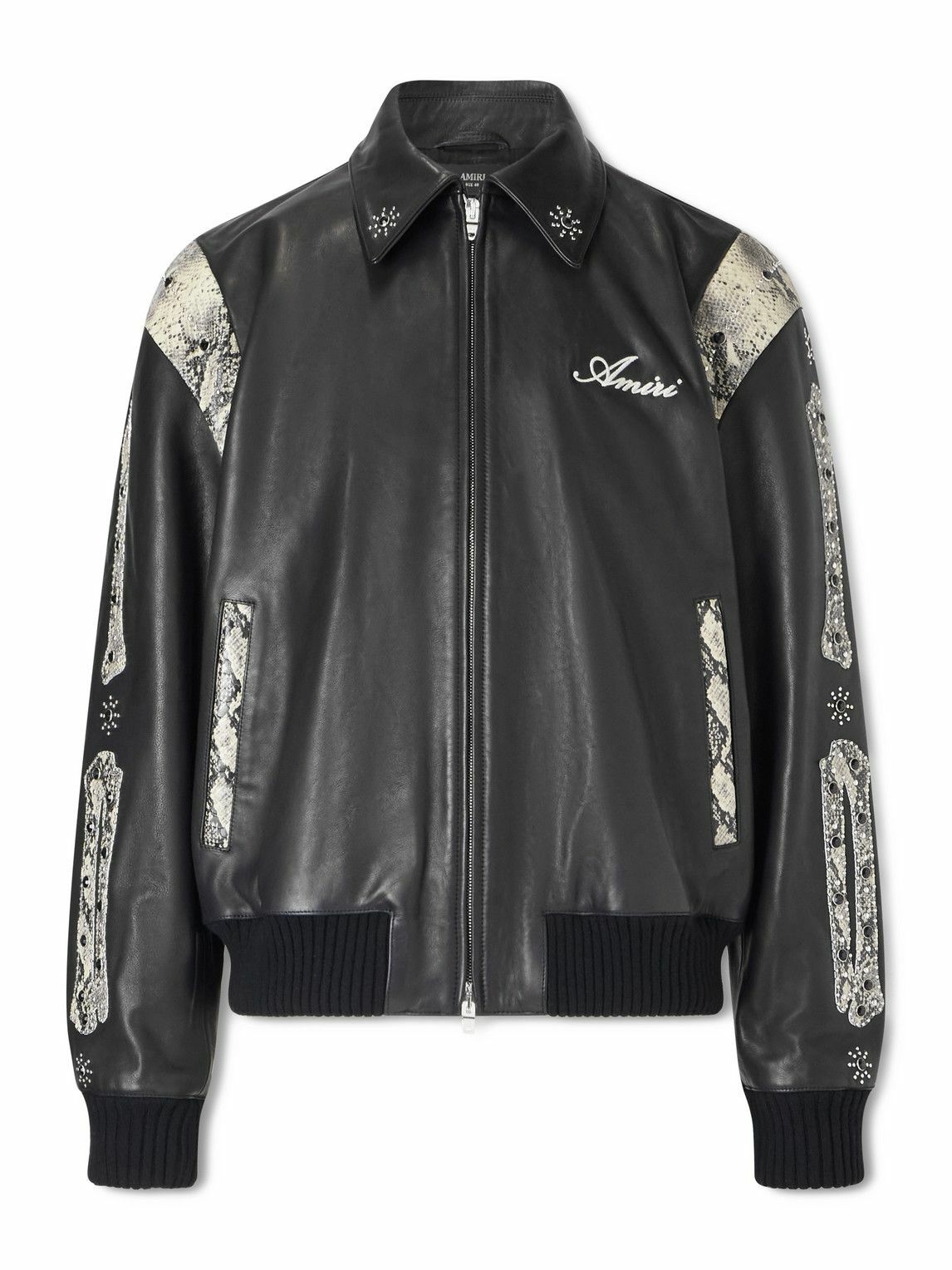 AMIRI Men's Lightweight MA Coach Jacket in Black Amiri