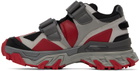 Juun.J Red Paneled Sneakers