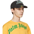 Palm Angels Black Hue Gothic Logo Cap