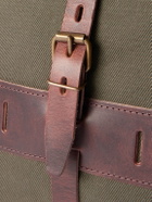 Bleu de Chauffe - Jamy Leather-Trimmed Canvas Backpack