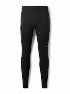 DISTRICT VISION - Cargo Compression Panelled Stretch-Jersey Running Tights - Black