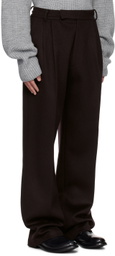 The Frankie Shop Purple Beo Wool Trousers