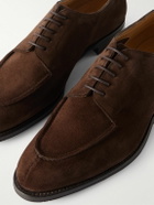 Edward Green - Dover Suede Derby Shoes - Brown