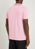 Vivienne Westwood Classic Logo Piqué Cotton Polo Shirt Peach
